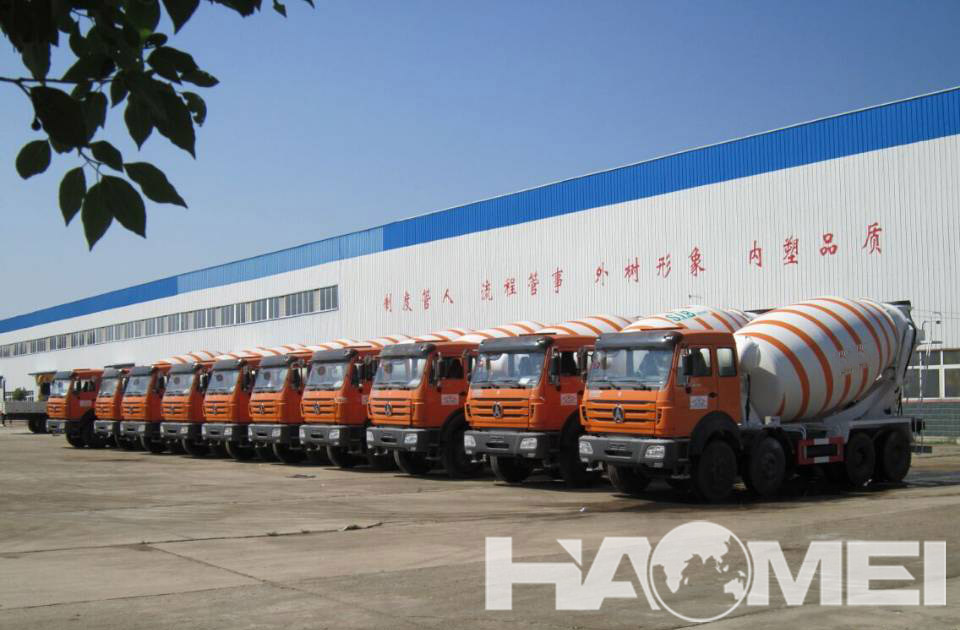 concrete mixer truck