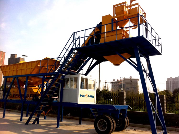 mobile concrete batching plant